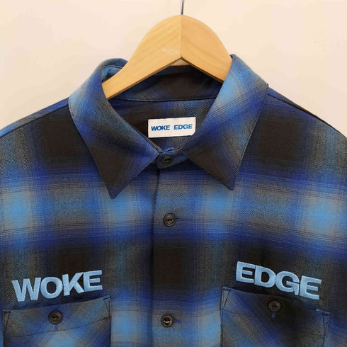WOKE EDGE Ombre Shadow Check Shirt メンズ JPN:M