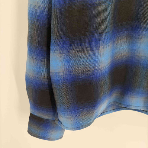 WOKE EDGE Ombre Shadow Check Shirt メンズ JPN:M