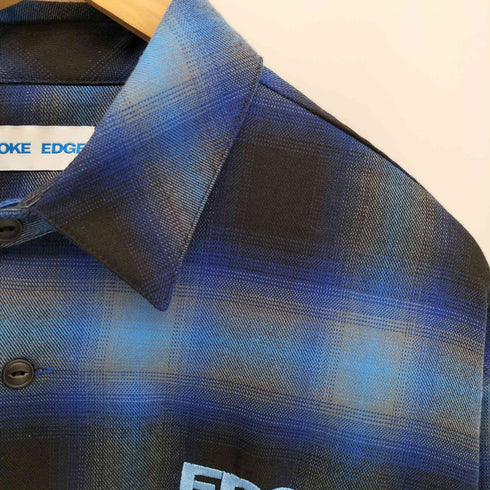 WOKE EDGE Ombre Shadow Check Shirt メンズ JPN:M