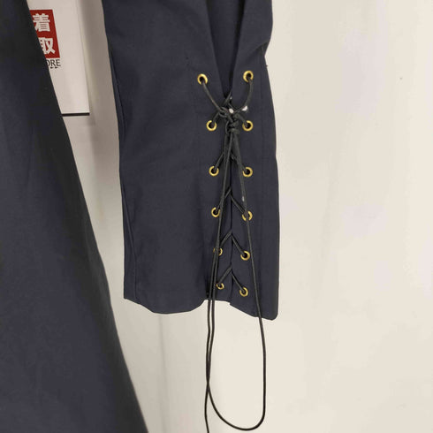マメクロゴウチ Mame Kurogouchi 17SS 袖レースアップ トレンチコート レディース JPN:2