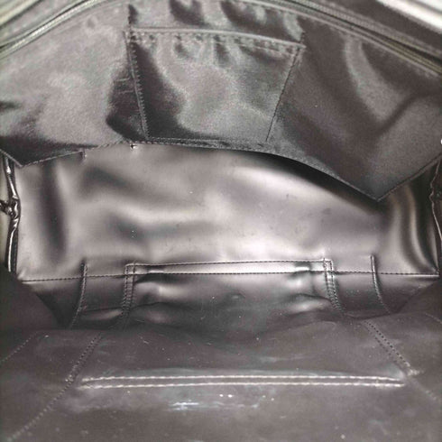 ロンシャン LONGCHAMP ロゴ エンボス加工 レザー 切替 ナイロン トートバッグ レディース