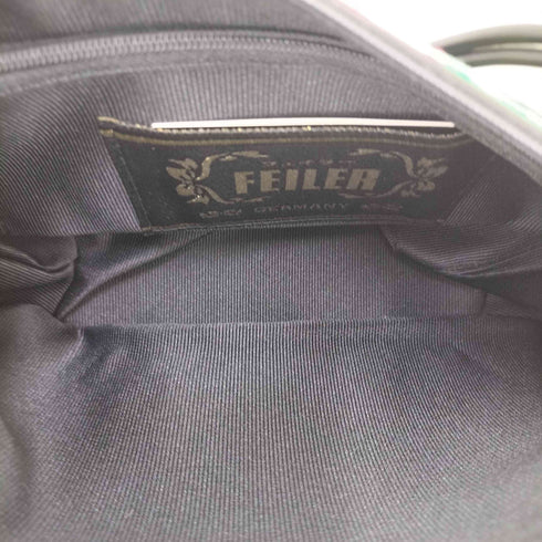 フェイラー FEILER フラワー パイル ミニ ハンド バッグ レディース
