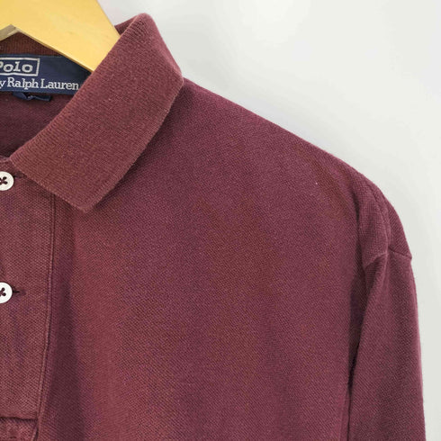 ポロバイラルフローレン Polo by RALPH LAUREN ポニー刺繍 ロングスリーブ ポロシャツ メンズ import:M