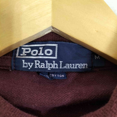 ポロバイラルフローレン Polo by RALPH LAUREN ポニー刺繍 ロングスリーブ ポロシャツ メンズ import:M