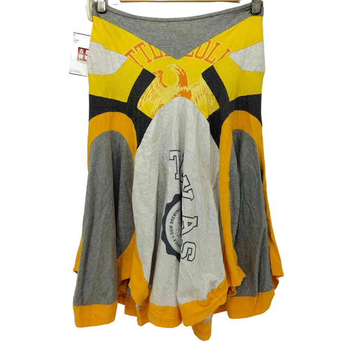 ジュンヤワタナベコムデギャルソン JUNYA WATANABE COMME des GARCONS 2006SS Docking Midi Skirt 再構築スカート レディース SS