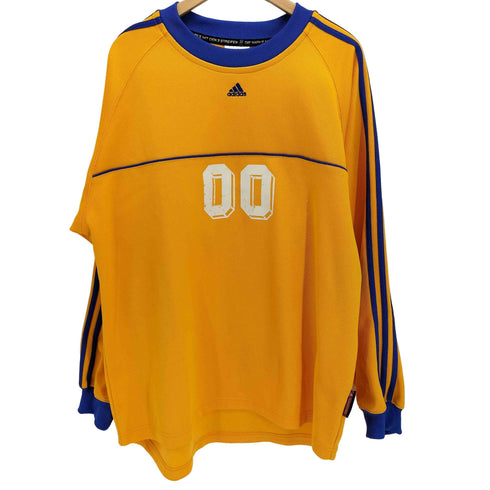 アディダス adidas センターロゴ フットボールスウェット ナンバリング メンズ import:L