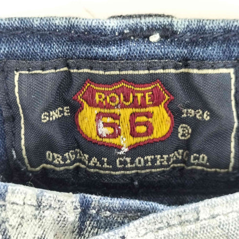 ルートロクジュウロク ROUTE66 シルバーコーティングストレッチフレアデニム レディース 12