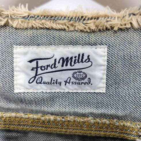 リー Lee Ford mills ノーカラーデニムジャケット レディース JPN:L