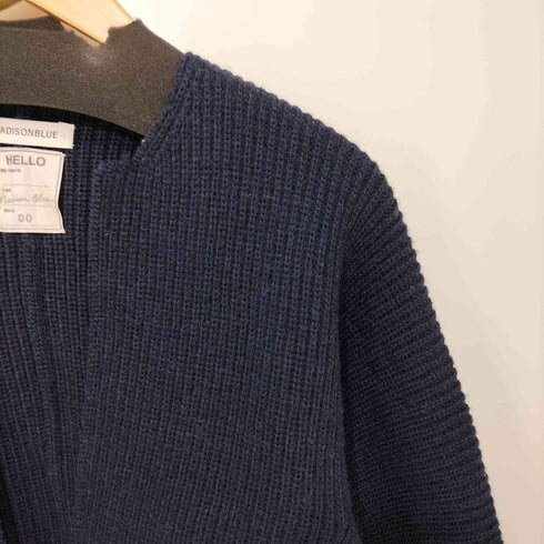 マディソンブルー MADISONBLUE RIB V NECK BIG PO メンズ