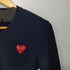 プレイコムデギャルソン PLAY COMME des GARCONS Vネックニット レディース JPN:S