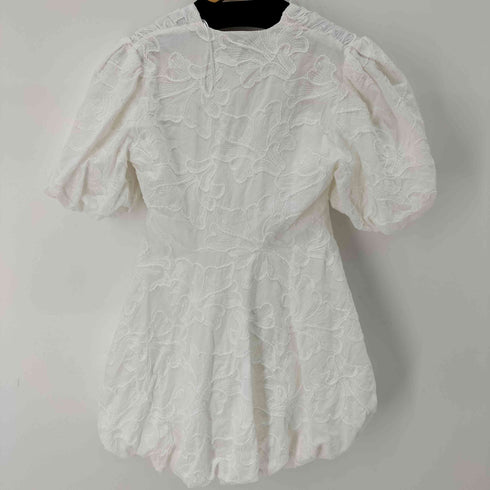 ザラ ZARA 刺繍入りボリュームドレス レディース import:M