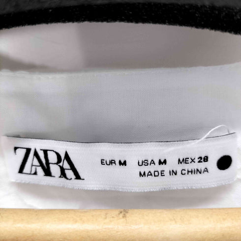 ザラ ZARA 刺繍入りボリュームドレス レディース import:M