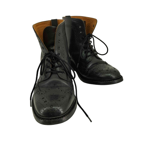 LONDON SHOE MAKE ウイングチップ カントリーブーツ メンズ 8