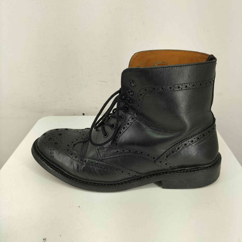 LONDON SHOE MAKE ウイングチップ カントリーブーツ メンズ 8