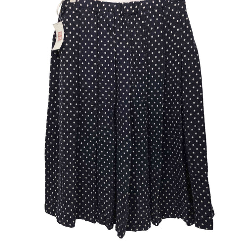コムデギャルソンコムデギャルソン COMME des GARCONS COMME des GARCONS 2007AW ドット柄 ボックスプリーツ ウールスカート レディース JPN:M
