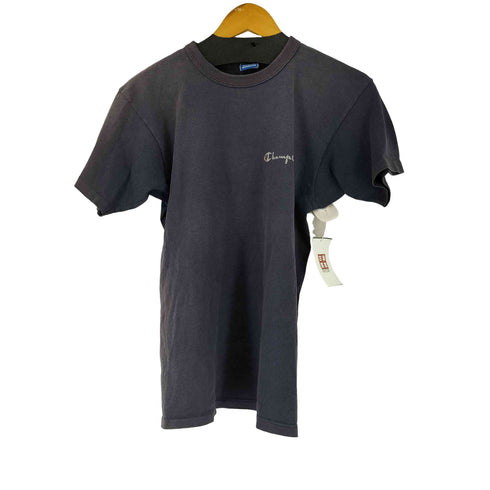 チャンピオン Champion 90S MADE IN USA クルーネックカットソー シングルステッチ ナス紺 メンズ JPN:M