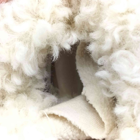 ザラ ZARA CROPPED FAUX SHEARLING PUFFER JACKET クロップドフェイクボアキルティングジャケット レディース import:S