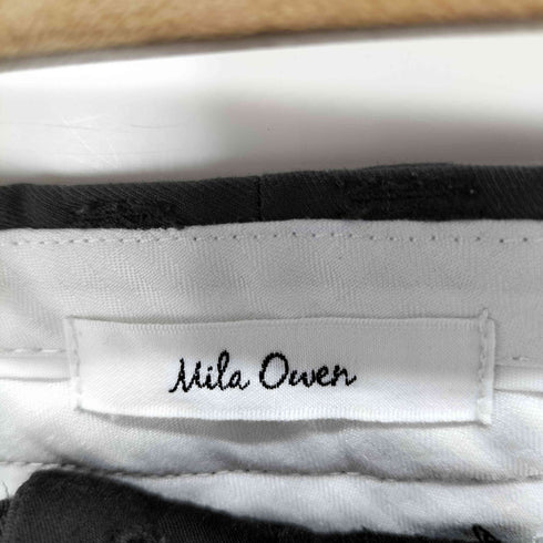 ミラオーウェン Mila Owen 24SS フラップデザイン2タックダンディパンツ レディース JPN:0