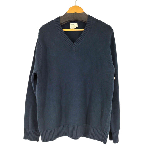エルエルビーン L.L.Bean 00S Vネック コットンニット メンズ XL-REG