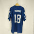 リーボック Reebok NFL ナンバリング18 アメリカンフットボール ゲームシャツ メンズ import:L