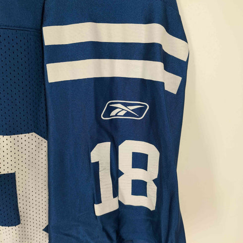 リーボック Reebok NFL ナンバリング18 アメリカンフットボール ゲームシャツ メンズ import:L