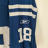 リーボック Reebok NFL ナンバリング18 アメリカンフットボール ゲームシャツ メンズ import:L