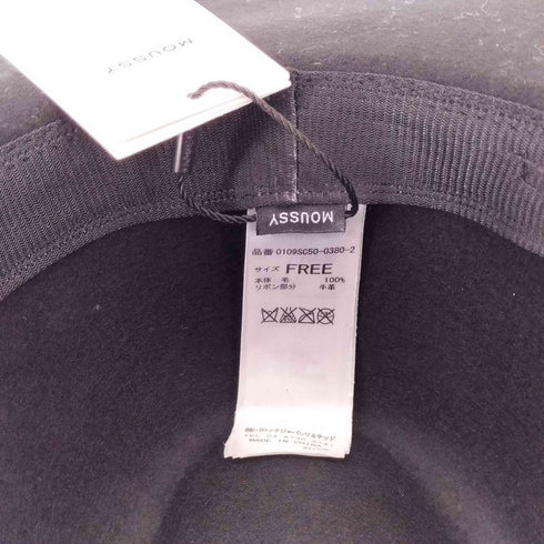 マウジー moussy 2WAY LETHER BELT HAT レディース FREE