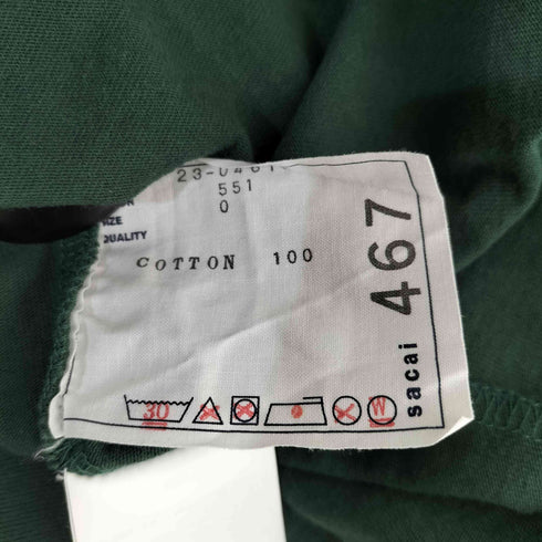 サカイ Sacai 23SS ONEKINDWORD. L/S T-shirt ロゴプリント ロングスリーブTシャツ メンズ JPN:0