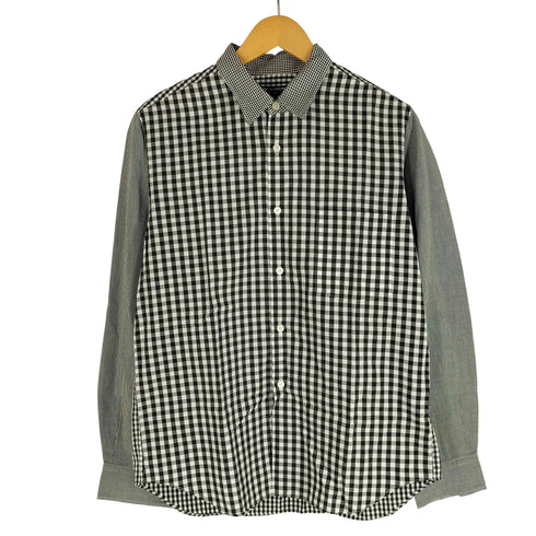コムデギャルソンオム COMME des GARCONS HOMME 05aw クレイジーパターン 切替チェックシャツ メンズ L