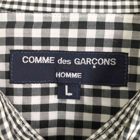 コムデギャルソンオム COMME des GARCONS HOMME 05aw クレイジーパターン 切替チェックシャツ メンズ L