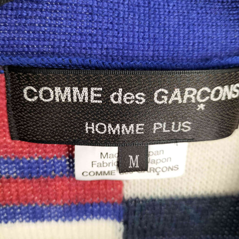 コムデギャルソンオムプリュス COMME des GARCONS HOMME PLUS 20aw Color Resistance カラーレジスタンス期 総柄 ドッキング 切替 ロングカーディガン メンズ M