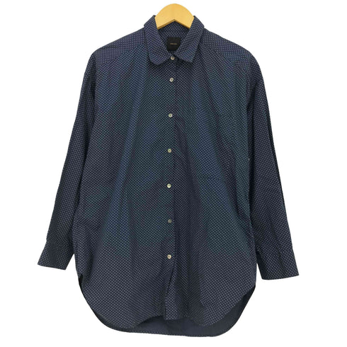 スピックアンドスパン Spick and Span 50コットンドットオーバーシャツ レディース FREE