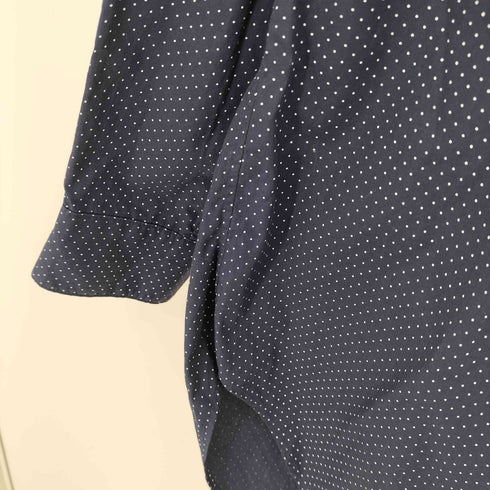 スピックアンドスパン Spick and Span 50コットンドットオーバーシャツ レディース FREE