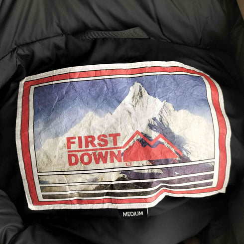 ファーストダウン FIRST DOWN 21AW パネルダウンジャケット メンズ JPN:M