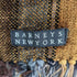 バーニーズニューヨーク BARNEYS NEWYORK ベロアチェックマフラー レディース