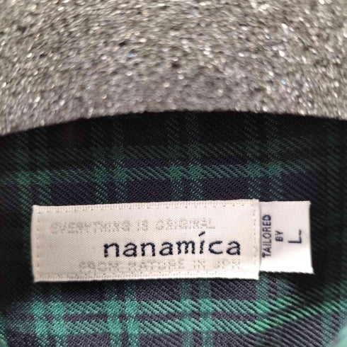 ナナミカ nanamica Button Down Wool PLAID S メンズ import:L