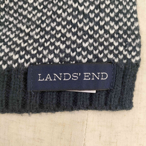 ランズエンド LANDS END バーズアイ マフラー レディース