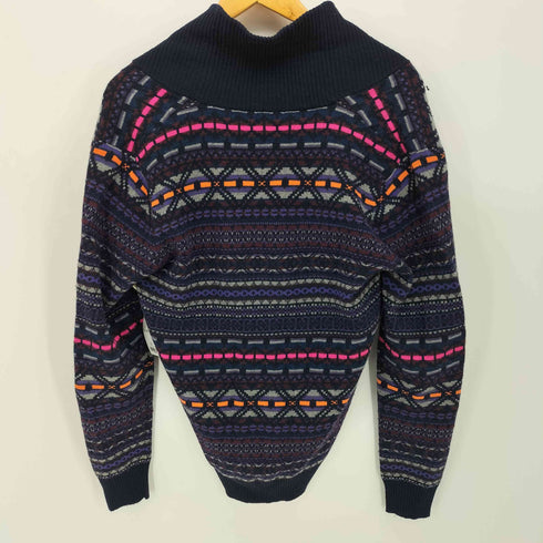 ピーエスポールスミス PS Paul Smith 総柄 ウール ニット カーディガン メンズ import:M