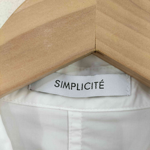 シンプリシテェ SIMPLICITE ドルマンカーブスリーブシャツ レディース ONE SIZE