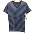 ディーゼルブラックゴールド DIESEL BLACK GOLD Vネック ボーダーS/S Tシャツ レディース import:XS