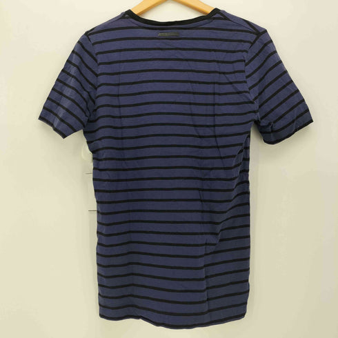 ディーゼルブラックゴールド DIESEL BLACK GOLD Vネック ボーダーS/S Tシャツ レディース import:XS