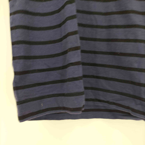 ディーゼルブラックゴールド DIESEL BLACK GOLD Vネック ボーダーS/S Tシャツ レディース import:XS