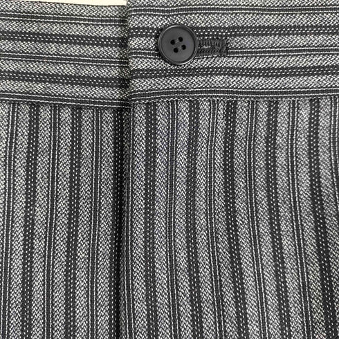 コムデギャルソンオムプリュス COMME des GARCONS HOMME PLUS 12aw NEITHERMAN NOR WOMAN 男でも女でもない期 ウールギャバ センタープレス ロールアップスラックス メンズ L