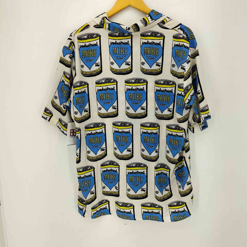 ソーイ SOE ボトル柄 S/S オープンカラーシャツ メンズ
