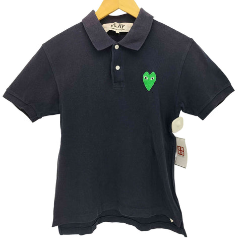 プレイコムデギャルソン PLAY COMME des GARCONS AD2011 ロゴワッペン S/S ポロ シャツ レディース JPN:S