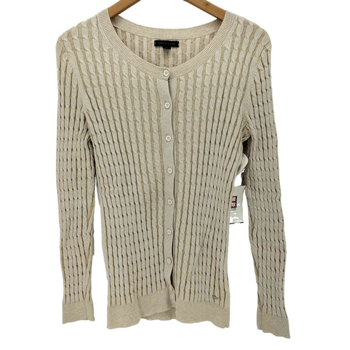 トミーヒルフィガー TOMMY HILFIGER ケーブル編みカーディガン レディース import:S