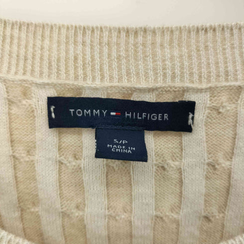 トミーヒルフィガー TOMMY HILFIGER ケーブル編みカーディガン レディース import:S