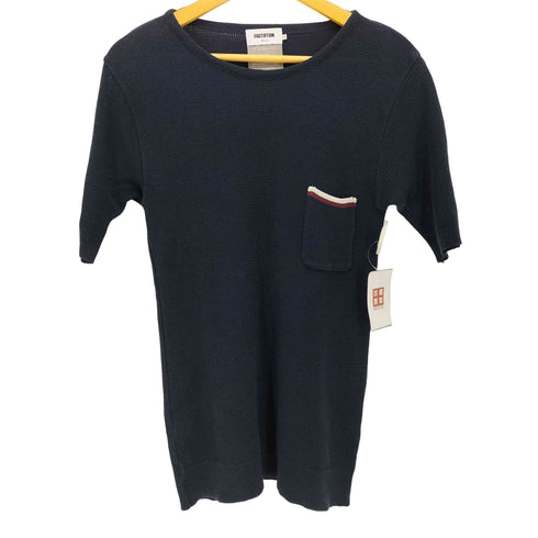 ファクトタムオム FACTOTUM homme コットンニット S/S Tシャツ メンズ JPN:48