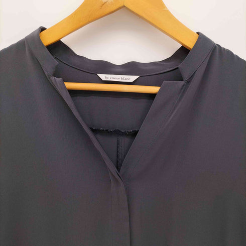 ルクールブラン le.coeur blanc スキッパーフレンチシャツワンピース レディース JPN:38