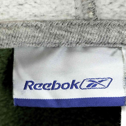 リーボック Reebok デカロゴ刺繍 ラグランパーカー メンズ JPN:L